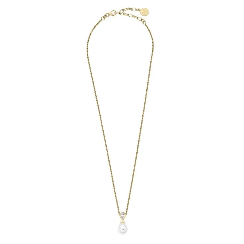 Pendants With Chain|Majorica Golden Silver Pendant Selene