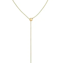 Pearl Chain Necklaces|Majorica Golden Steel Long Necklace Aura