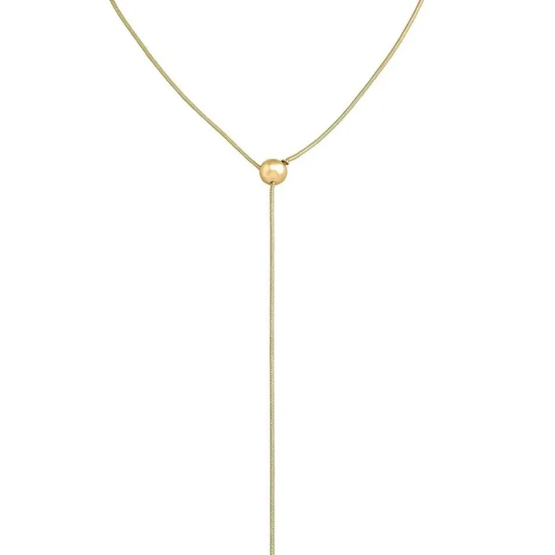 Pearl Chain Necklaces|Majorica Golden Steel Long Necklace Aura