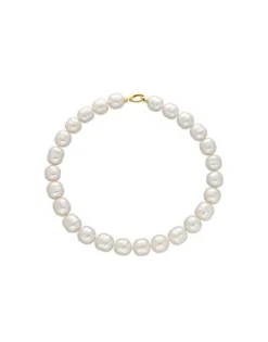 Long Pearl Necklaces|Majorica Gold Plated Barroque Pearl Necklace Lyra 14Mm 42Cm