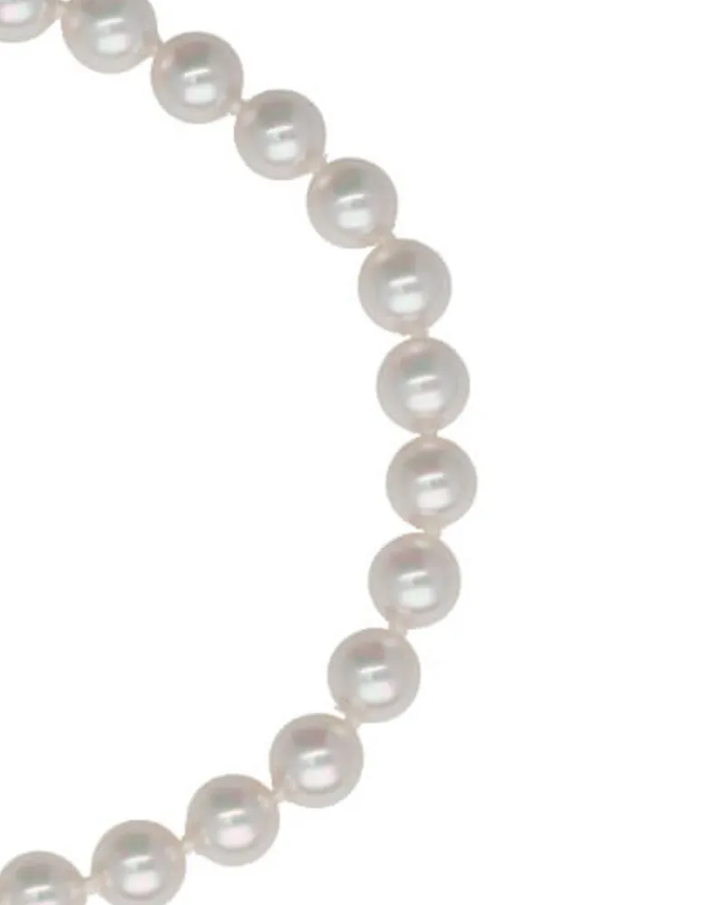 Golden Bracelets|Majorica Gold Plated Bracelet Lyra 6Mm White Pearls