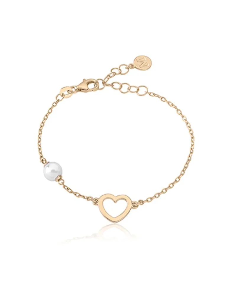 Chain Bracelets|Majorica Gold Plated Bracelet Pure Love