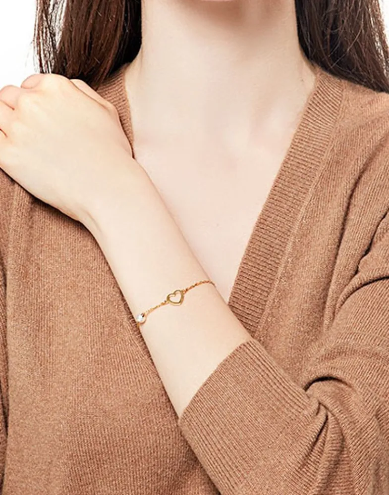 Chain Bracelets|Majorica Gold Plated Bracelet Pure Love