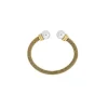 Bangle Bracelets|Majorica Gold Plated Bracelet Tender White Pearl