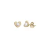 Short Earrings|Majorica Gold Plated Girl Earrings Pure Love