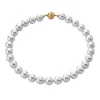 Wedding Necklaces|Majorica Gold Plated Lyra Necklace 12Mm 45Cm