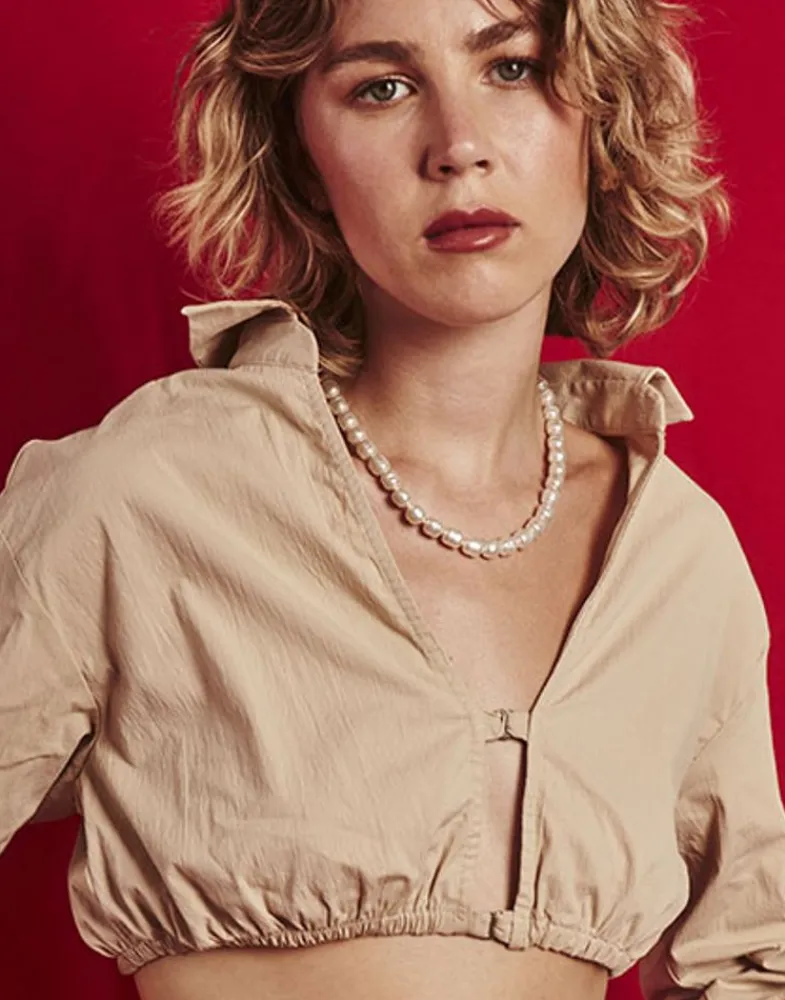Long Pearl Necklaces|Majorica Gold-Plated Necklace Agora