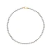 Long Pearl Necklaces|Majorica Gold-Plated Silver Necklace Lyra 7Mm 50Cm