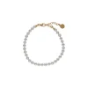 Golden Bracelets|Majorica Gold-Plated Silver Pearl Bracelet Ballet 4Mm