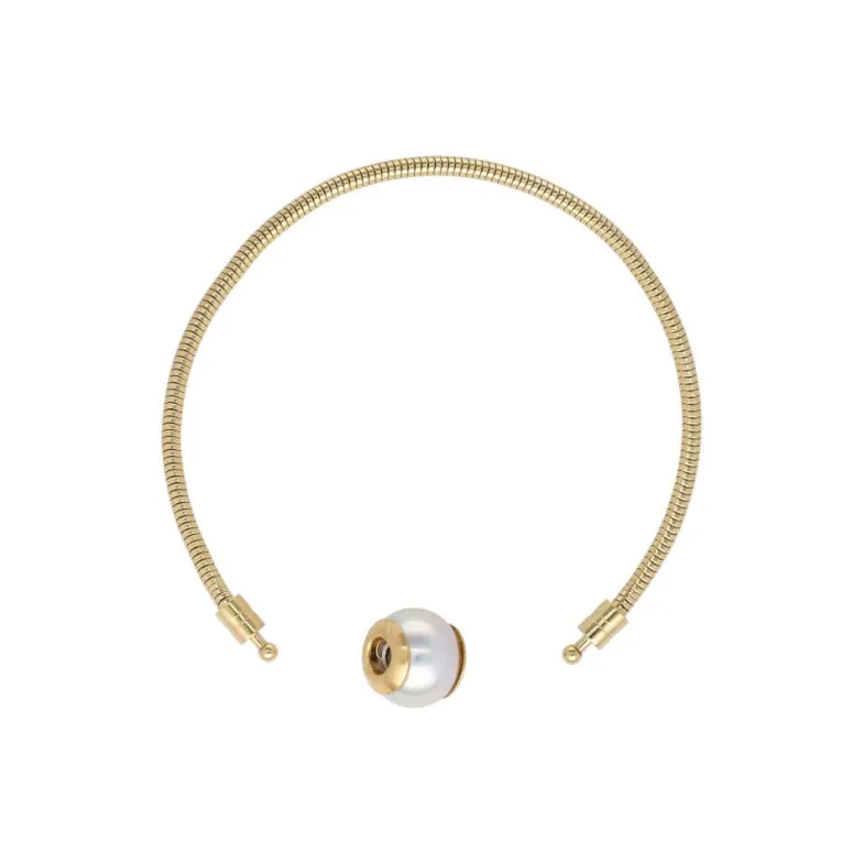 Chain Bracelets|Majorica Gold Steel Zindis Bracelet 17,5Cm