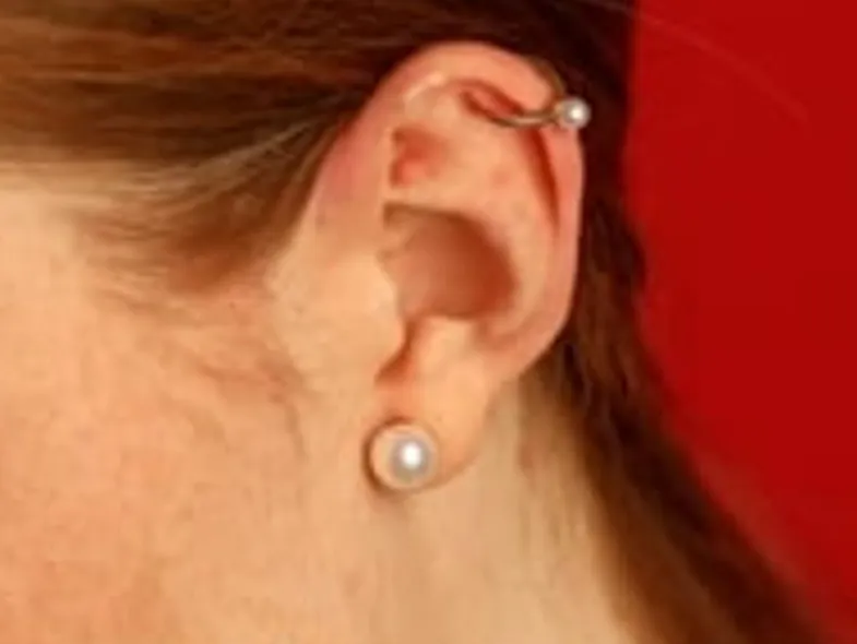 Ear Cuffs|Majorica Kea Gold Earcuff Earring With Round Central Pearl