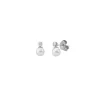 Bridal Earrings|Majorica Kuma White Pearl And Zirconia Earrings