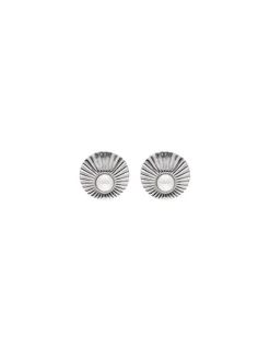 Short Earrings|Majorica Le Palm Pearl Steel Earrings With Omega Clasp