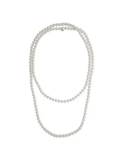 Long Pearl Necklaces|Majorica Long Necklace Jour With 8Mm White Pearls 150Cm