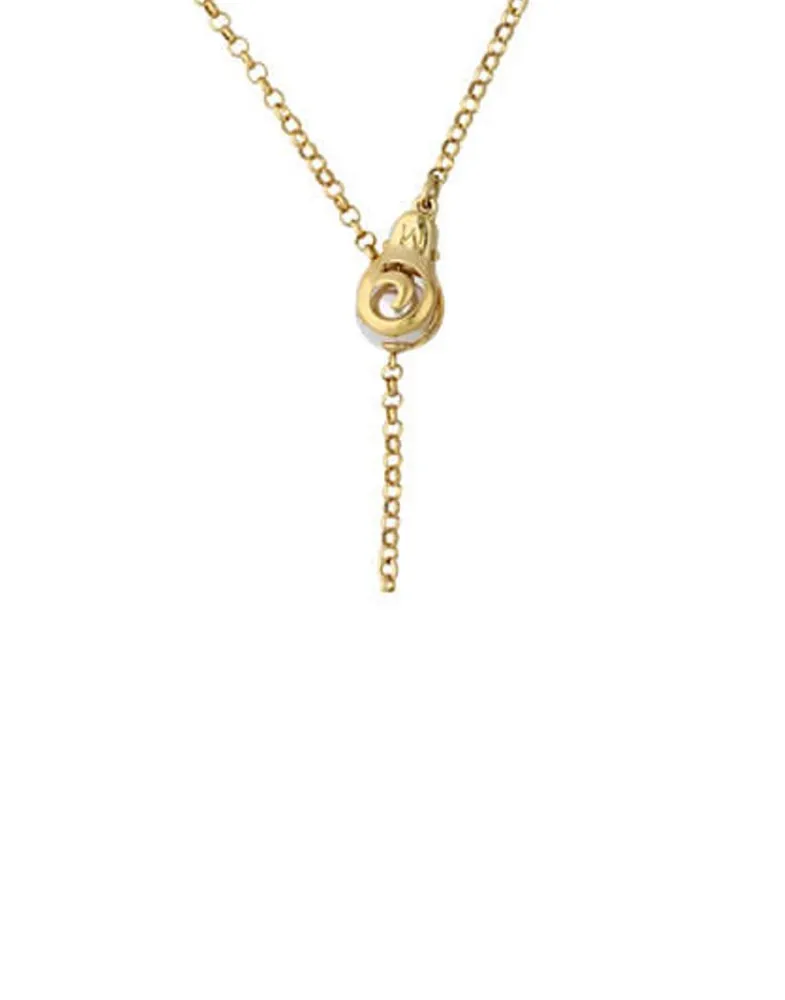 Pearl Chain Necklaces|Majorica Long Roxana Necklace With Pearl Flower