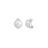 Short Earrings|Majorica Mabe 14Mm White Pearl Earrings In Silver