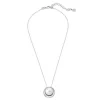 Pendants With Chain|Majorica Margot Silver Necklace With An Embedded Round Pearl