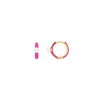 Pearl Hoop Earrings|Majorica Mini 4 Mm Color Pop Pearl Magenta Hoop Earrings