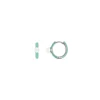 Pearl Hoop Earrings|Majorica Mini 4 Mm Color Pop Pearl Turquoise Hoop Earrings