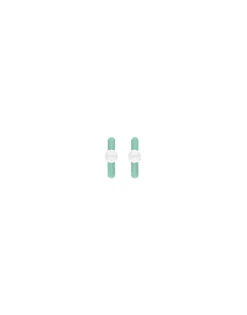 Pearl Hoop Earrings|Majorica Mini 4 Mm Color Pop Pearl Turquoise Hoop Earrings