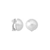 Short Earrings|Majorica 18Mm White Pearl Mabe Clip Earrings