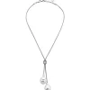 Pearl Chain Necklaces|Majorica Necklace Tender Silver With White Barroque Pearls