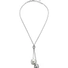 Pearl Chain Necklaces|Majorica Necklace Tender With Gray And Nuage Barroque Pearls