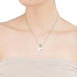 Wedding Necklaces|Majorica Pendant Exquisite 12Mm Pearl