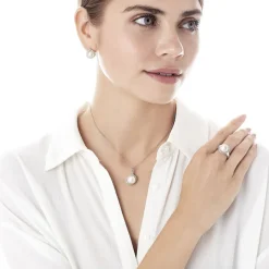 Wedding Necklaces|Majorica Pendant Exquisite Pave