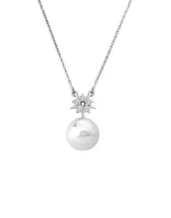 Wedding Necklaces|Majorica Pendant Lilit