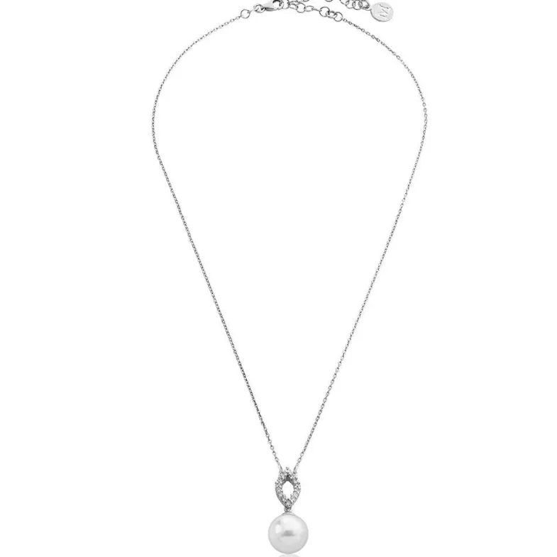 Wedding Necklaces|Majorica Pendant Luna