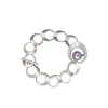 Chain Bracelets|Majorica Petra Chain Bracelet Steel With Grey Pearl
