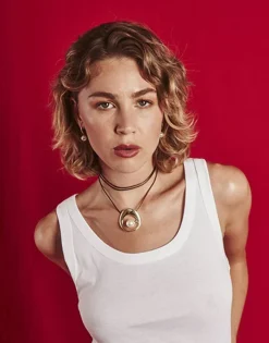 Pendants With Chain|Majorica Petra Cord Necklace In Gold Steel And Coffee Silk