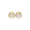 Short Earrings|Majorica Petra Earrings In Gold Steel