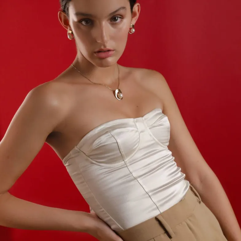 Pendants With Chain|Majorica Petra Pendant With Pearl And Gold Steel Chain