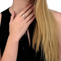 Medium-Sized Rings|Majorica Ring Cercle With 10Mm White Pearl