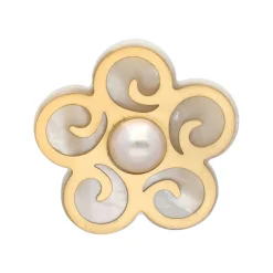 Large Pearl Rings|Majorica Roxana Big Ring With Mother-Of-Pearl