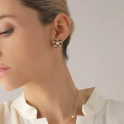 Short Earrings|Majorica Roxana Mother-Of-Pearl Stud Earrings