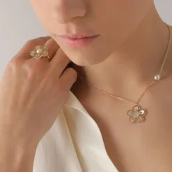 Large Pearl Rings|Majorica Roxana Small Ring With Mother-Of-Pearl