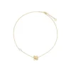 Pearl Chain Necklaces|Majorica Short Ayanti Necklace With A Round Mother-Of-Pearl