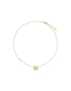 Pearl Chain Necklaces|Majorica Short Ayanti Necklace With A Round Mother-Of-Pearl