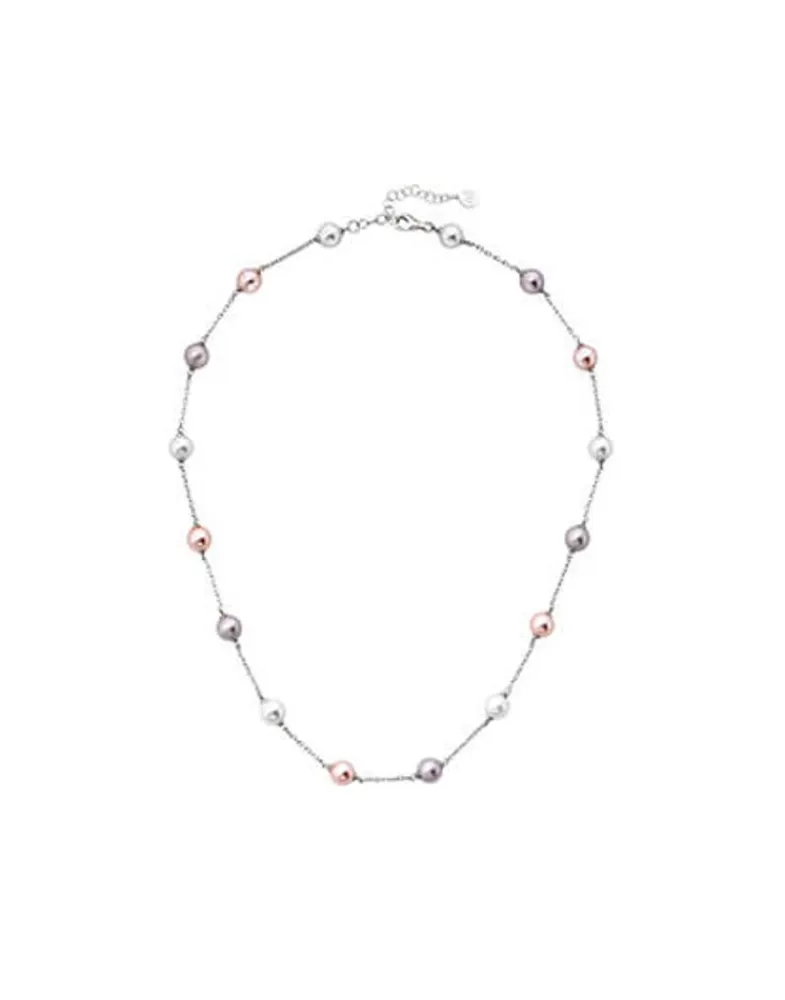 Pearl Chain Necklaces|Majorica Short Necklace Ilusion 8Mm White, Nuage And Pink Pearls