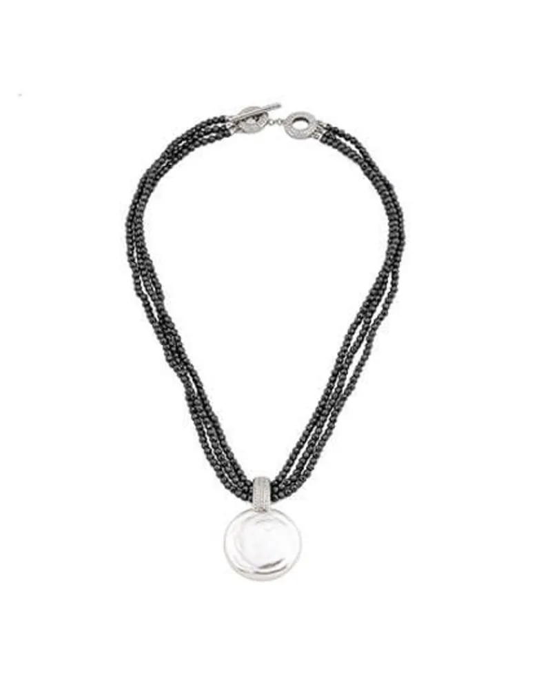 Necklaces With Stones|Majorica Short Necklace Night & Day