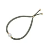 Elastic Bracelets|Majorica Sifnos Adjustable Unisex Elastic Bracelet Olive Green