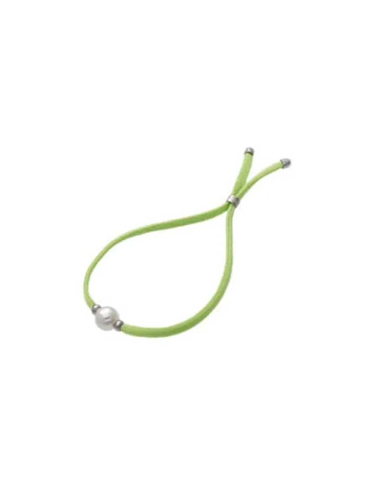 Elastic Bracelets|Majorica Sifnos Elastic Bracelet In Lime Green With Pearl