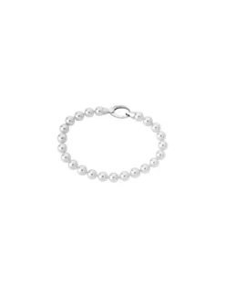 Silver Bracelets|Majorica Silver Bracelet Lyra 7Mm