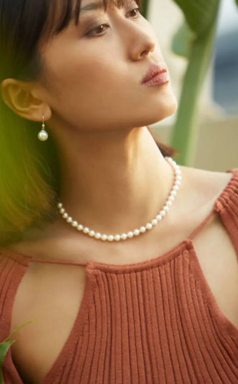 Pearl Drop Earrings|Majorica Silver Earrings Nuada With 10Mm White Pearl French Clasp