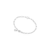 Chain Bracelets|Majorica Silver Link Bracelet Cies With White Pearl