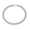 Long Pearl Necklaces|Majorica Silver Lyra Necklace Gray Pearls 10Mm 45Cm