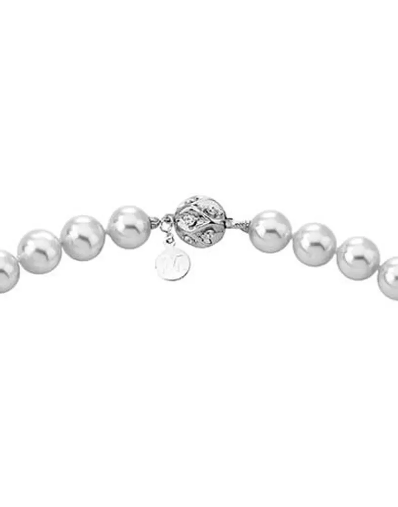 Pearl Chokers|Majorica Silver Necklace Lyra 12Mm 50Cm